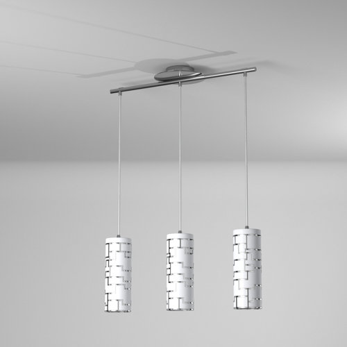 Wade Logan® Holmquist 3 Light Kitchen Island Linear Pendant & Reviews